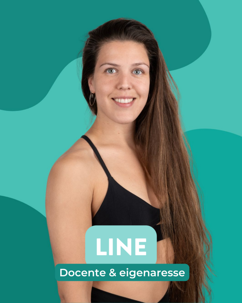 Docente en eigenaresse Line Francken aerial arts Uden